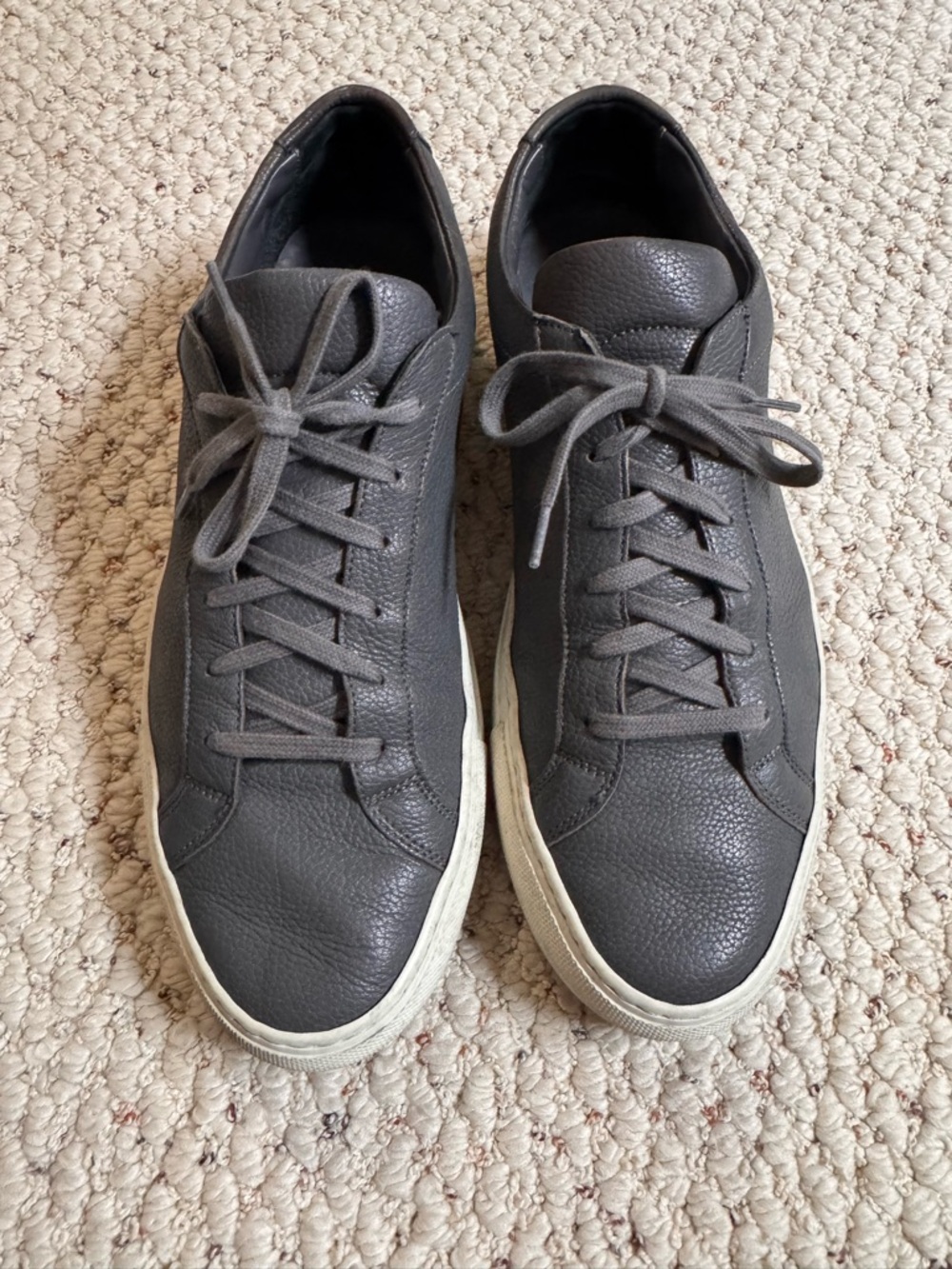 Common Projects Achilles Low Sneaker Men's Classic Grey Leather Sneakers